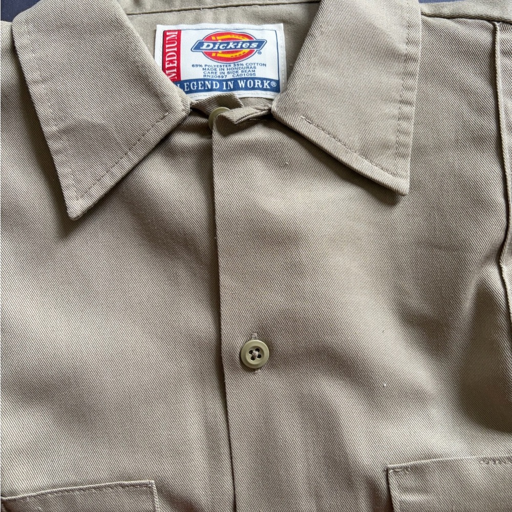 Dickies Khaki Men’s Work Shirt medium